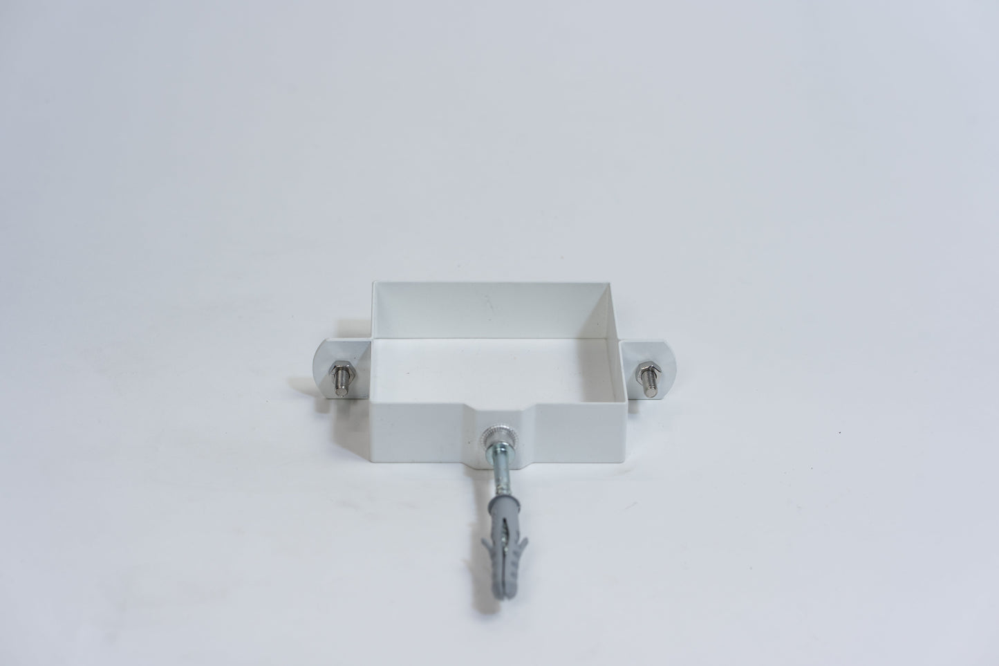 Aluminium HWA Beugel Vierkant Buis 100 Wit RAL 9010