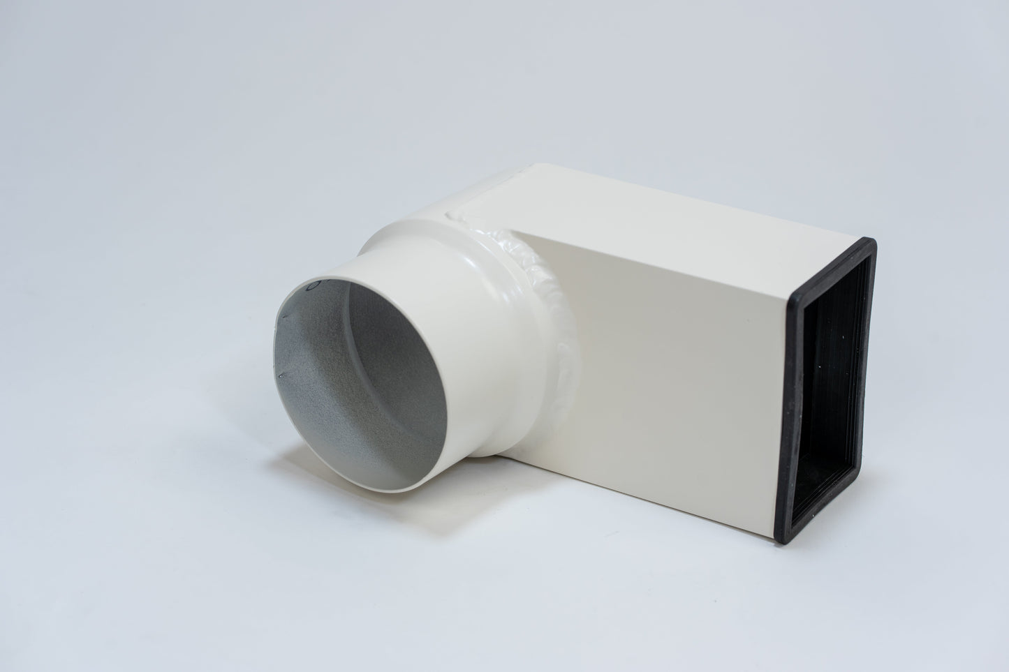 Aluminium HWA Stadsuitloop 60x100 Rond Ø100 Crème