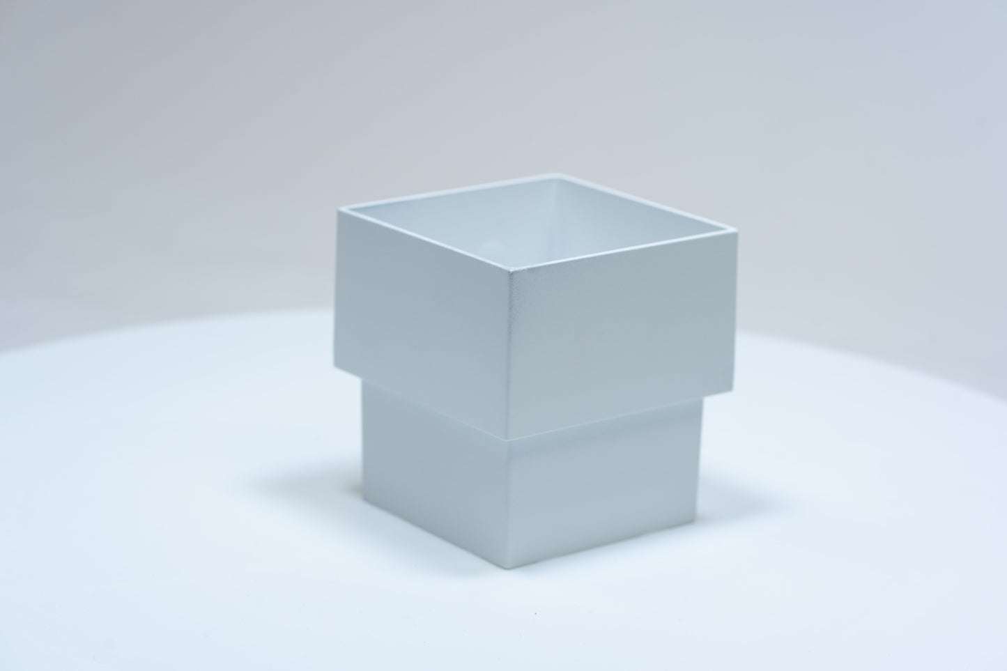 Aluminium HWA Mof Vierkant 80 Wit RAL9010