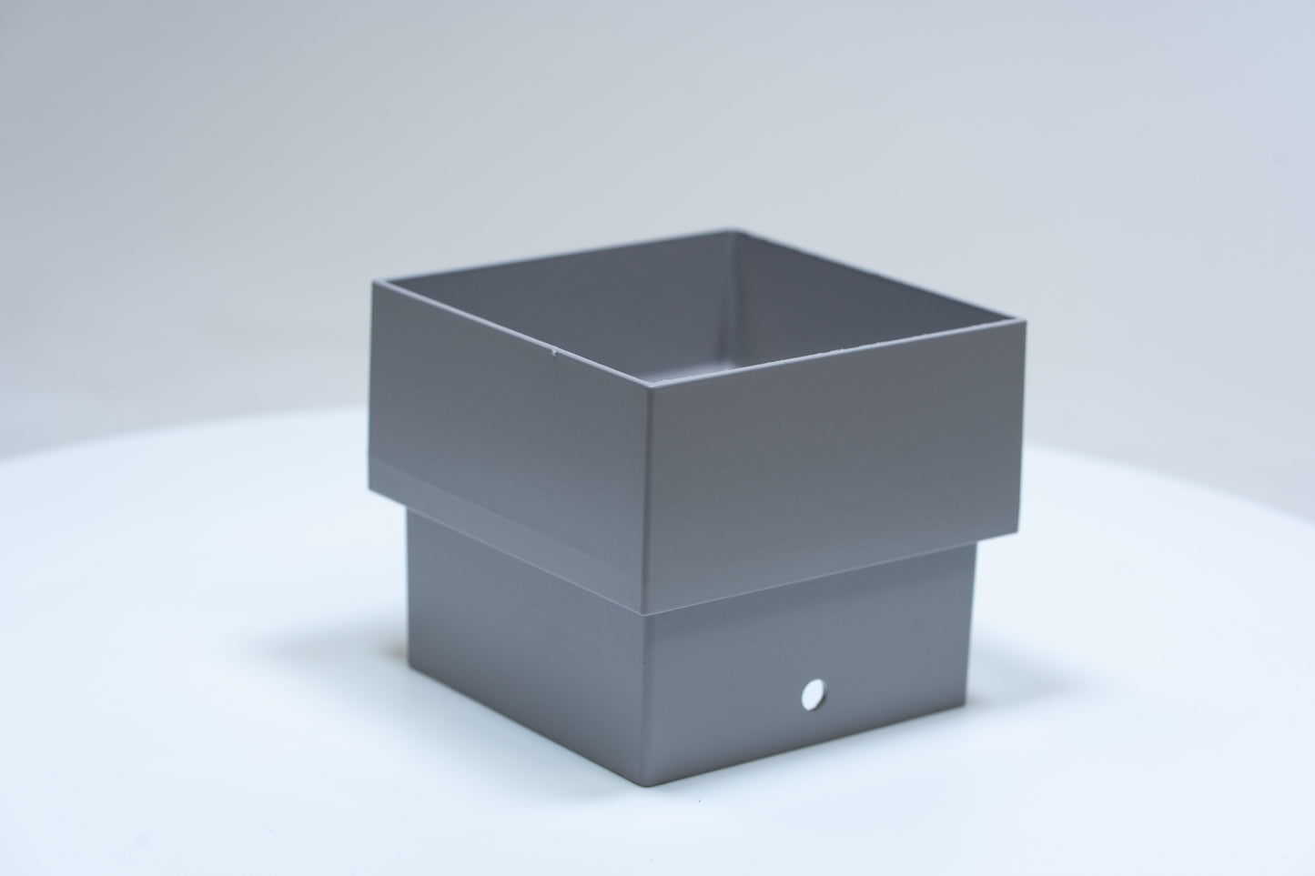 Aluminium HWA Mof Vierkant 100 Grijs