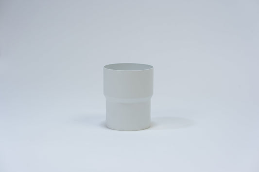 Aluminium HWA Mof Rond Ø80 Wit RAL 9010