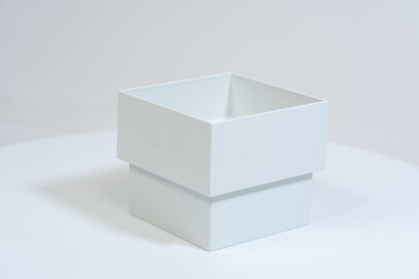 Aluminium HWA Mof Vierkant 100 Wit RAL9010