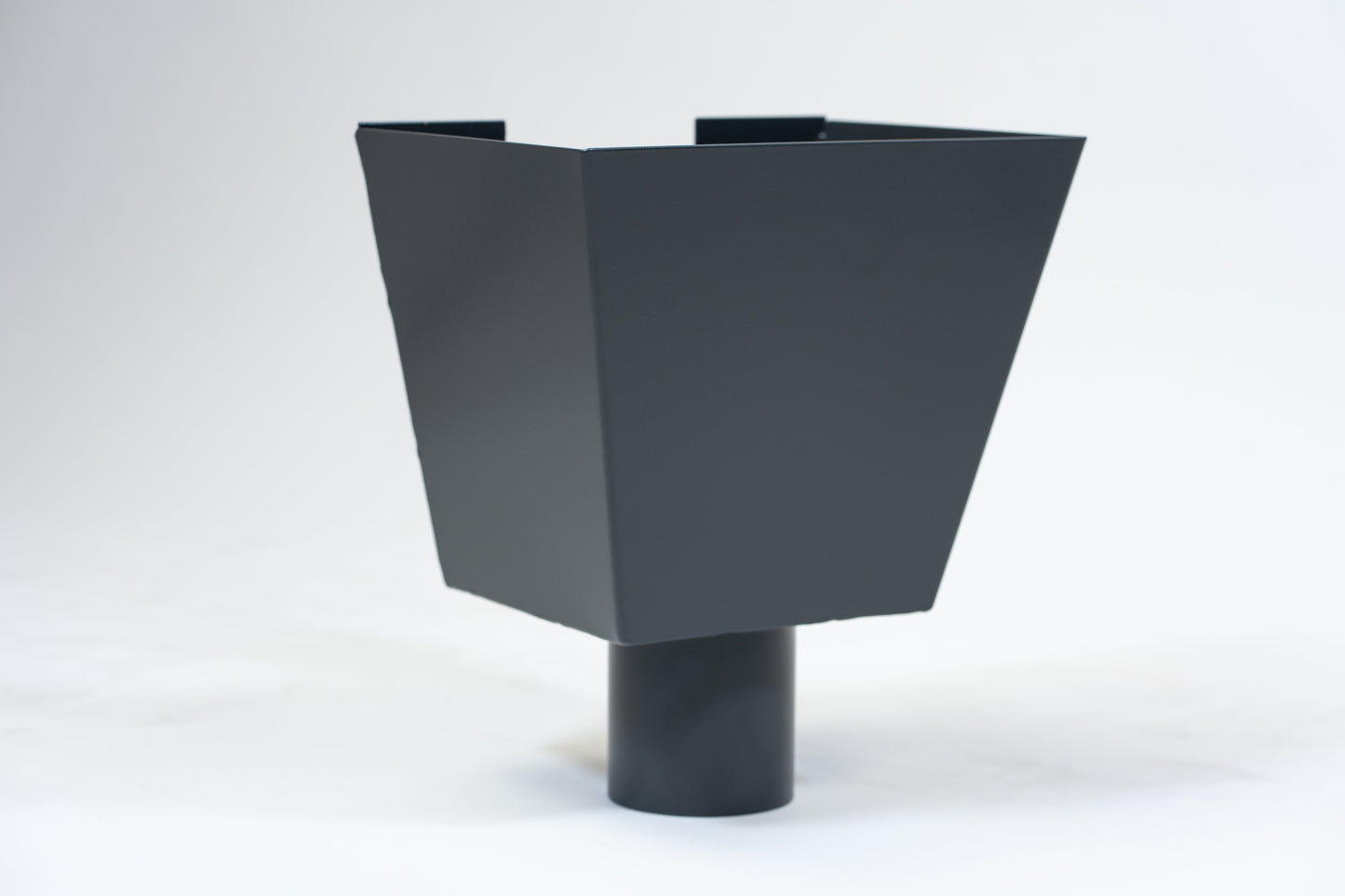 Aluminium Vergaarbak Vierkant 200x250 Ø100mm Antraciet