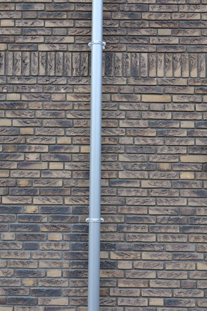 Aluminium HWA Buis Rond Ø80 mm Wit RAL-9010