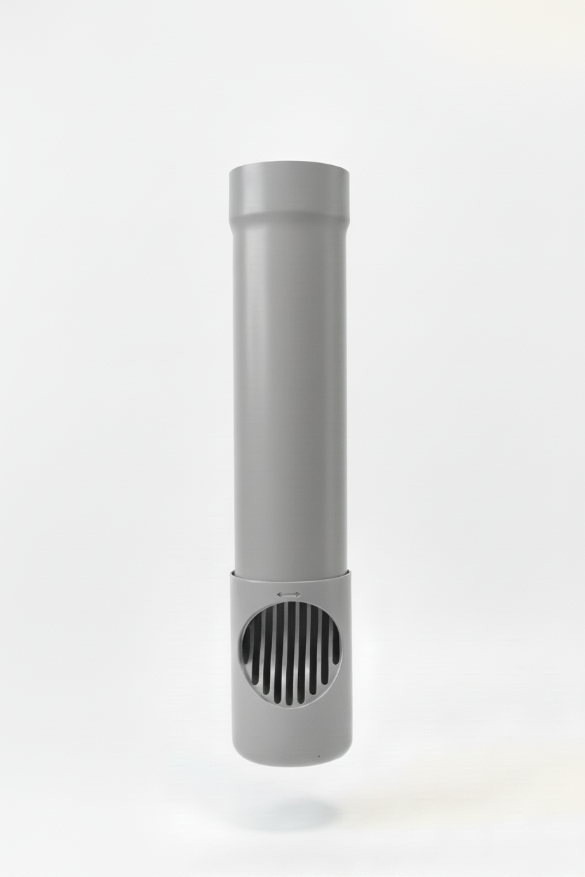 Aluminium Bladafscheider Ø 100 mm - RAL 7036