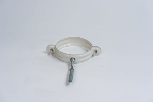 Aluminium HWA Beugel Rond Buis Ø100 Crème RAL 9001