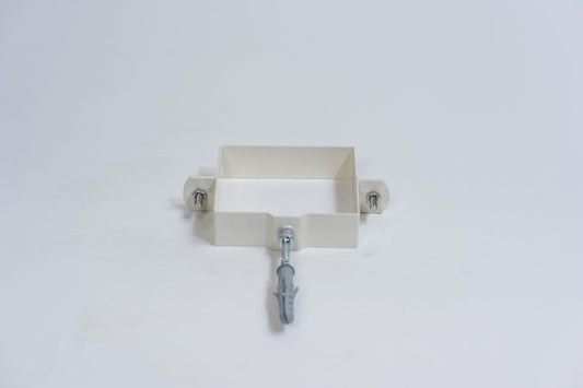 Aluminium HWA Beugel Vierkant Buis 100 Crème RAL 9001