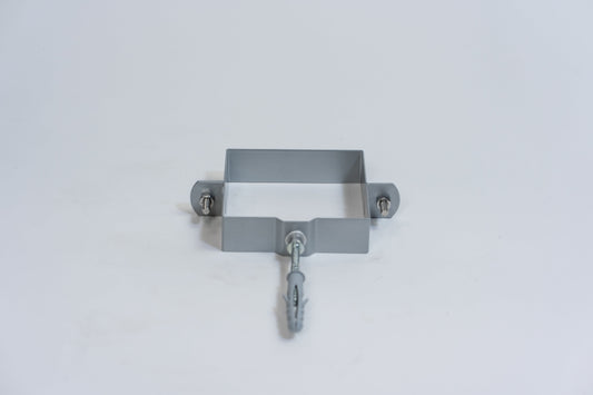 Aluminium HWA Beugel Vierkant Buis 100 Zilver RAL 9006