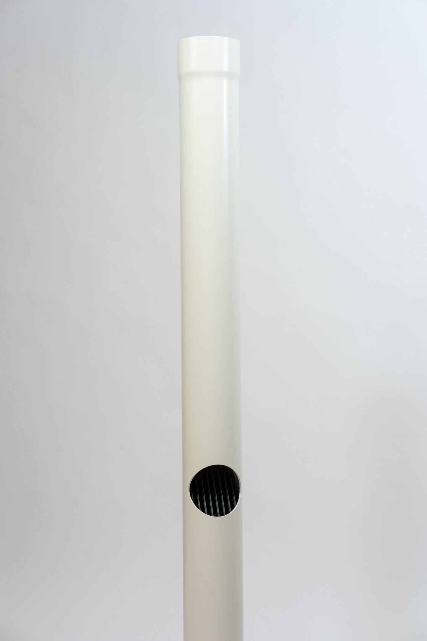 Aluminium HWA Bladafscheider Rond 80 Crème RAL9001