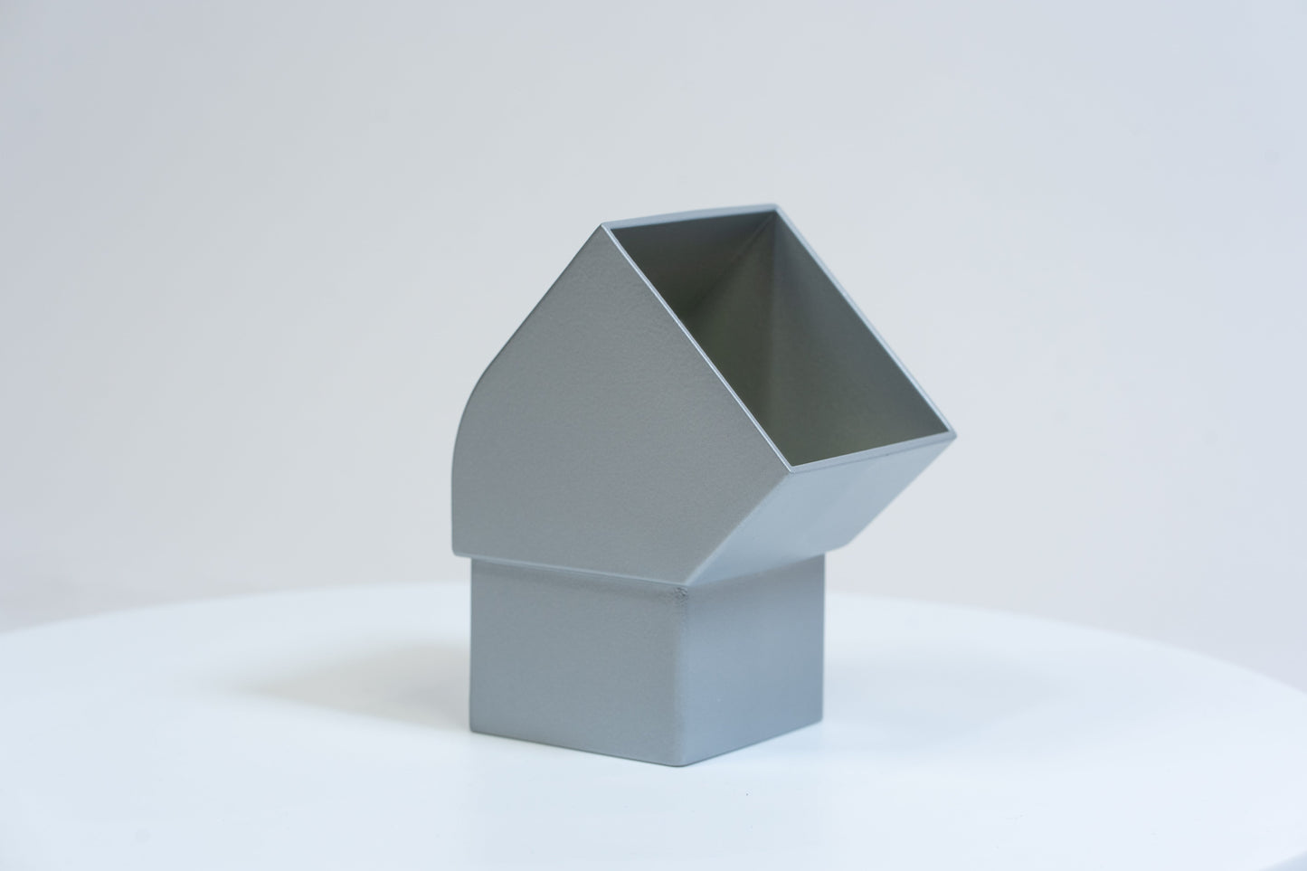 Aluminium HWA Bocht 45° Vierkant 80 Zilver RAL9006