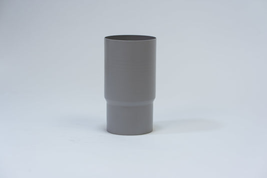 Aluminium HWA Schuifmof Rond Ø80 Grijs (h = 150 mm)