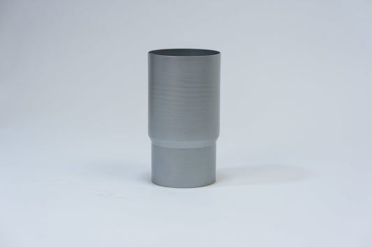 Aluminium HWA Schuifmof Rond Ø80 Zilver (h = 150 mm)