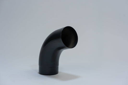 Aluminium HWA Bocht 72° Rond Ø80 Antraciet