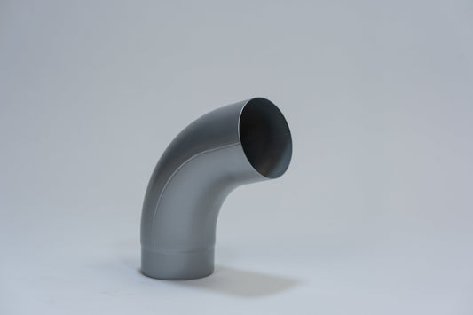 Aluminium HWA Bocht 72° Rond Ø80 Zilver