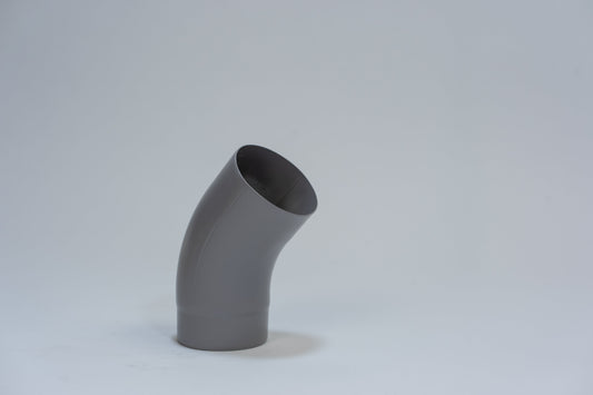 Aluminium HWA Bocht 40° Rond Ø80 Grijs