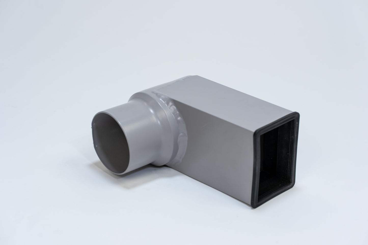 Aluminium HWA Stadsuitloop 60x80 Rond Ø80 Grijs