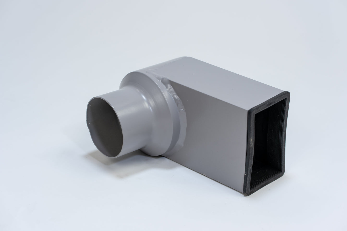 Aluminium HWA Stadsuitloop 60x100 Rond Ø80 Grijs