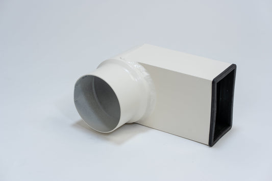 Aluminium HWA Stadsuitloop 60x100 Rond Ø100 Crème