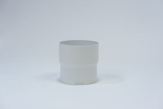 Aluminium HWA Mof Rond Ø100 Wit RAL 9010