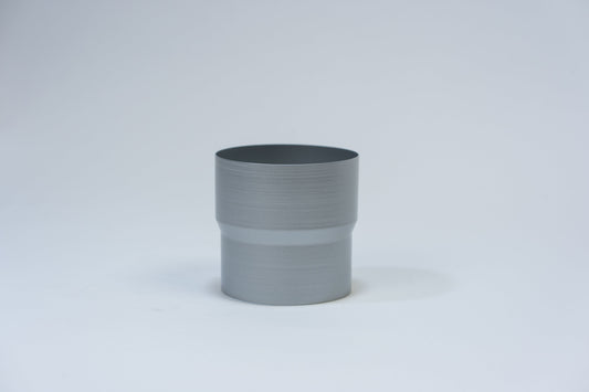 Aluminium HWA Mof Rond Ø100 Zilver RAL 9006