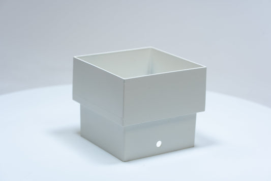 Aluminium HWA Mof Vierkant 100 Crème