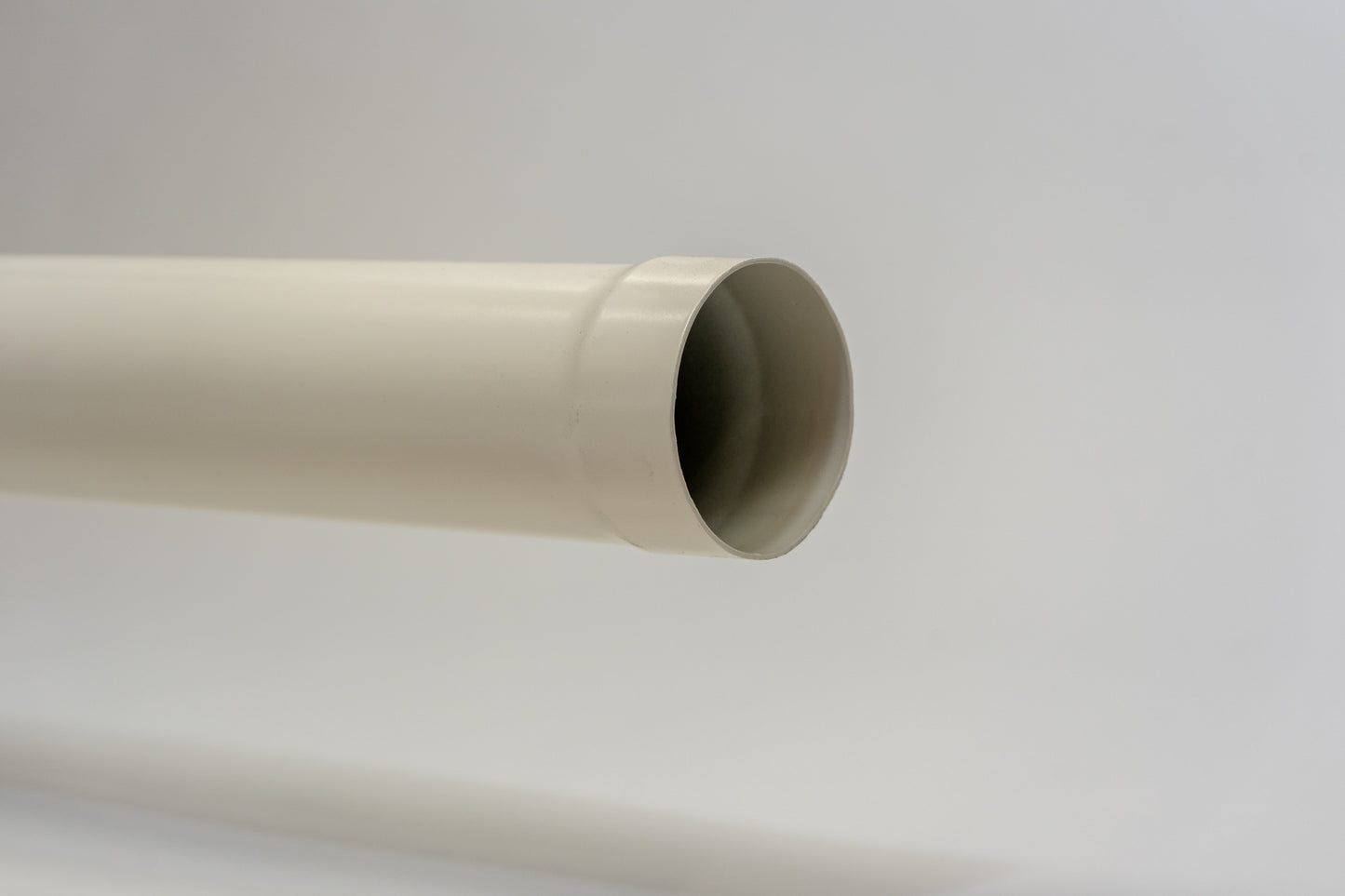 Aluminium HWA Buis Rond Ø100 Crème RAL9001